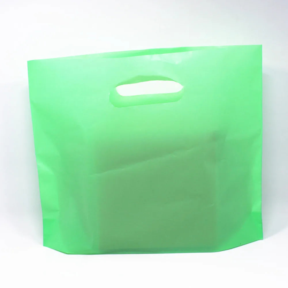 50Pcs/Lot Colorful Plastic Shopping Bag Reusable Recyclable Dustproof Clothes Underwear Cosmetics Gift Craft Sundries Pouches