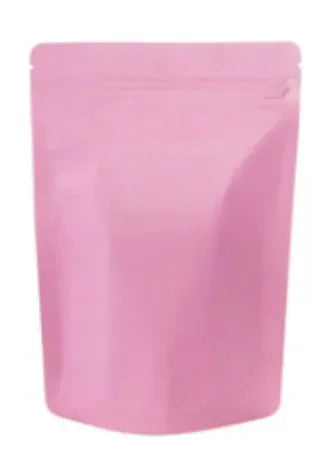 100Pcs Matte Aluminum Foil Ziplock Bags Thick Coffee Snack Tea Candy Pouches Resealable Moisture-Proof Durable Gift Packaging