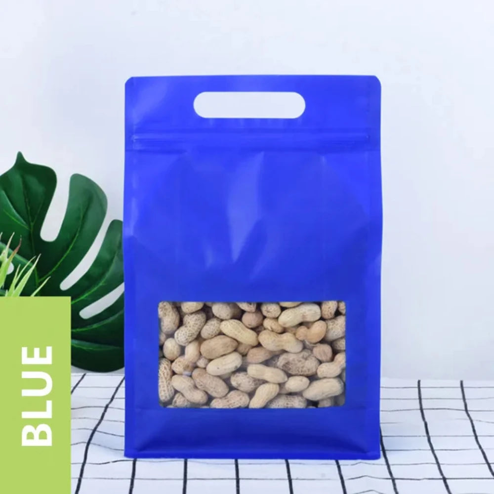 50 шт. многоразовых прозрачных пакетов с застежкой-молнией, закрывающихся на молнию, для хранения чая, закусок, специй, конфет, печенья и кофе