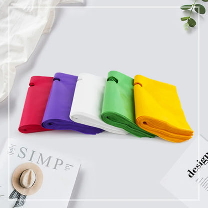 50Pcs/Lot Colorful Plastic Shopping Bag Reusable Recyclable Dustproof Clothes Underwear Cosmetics Gift Craft Sundries Pouches