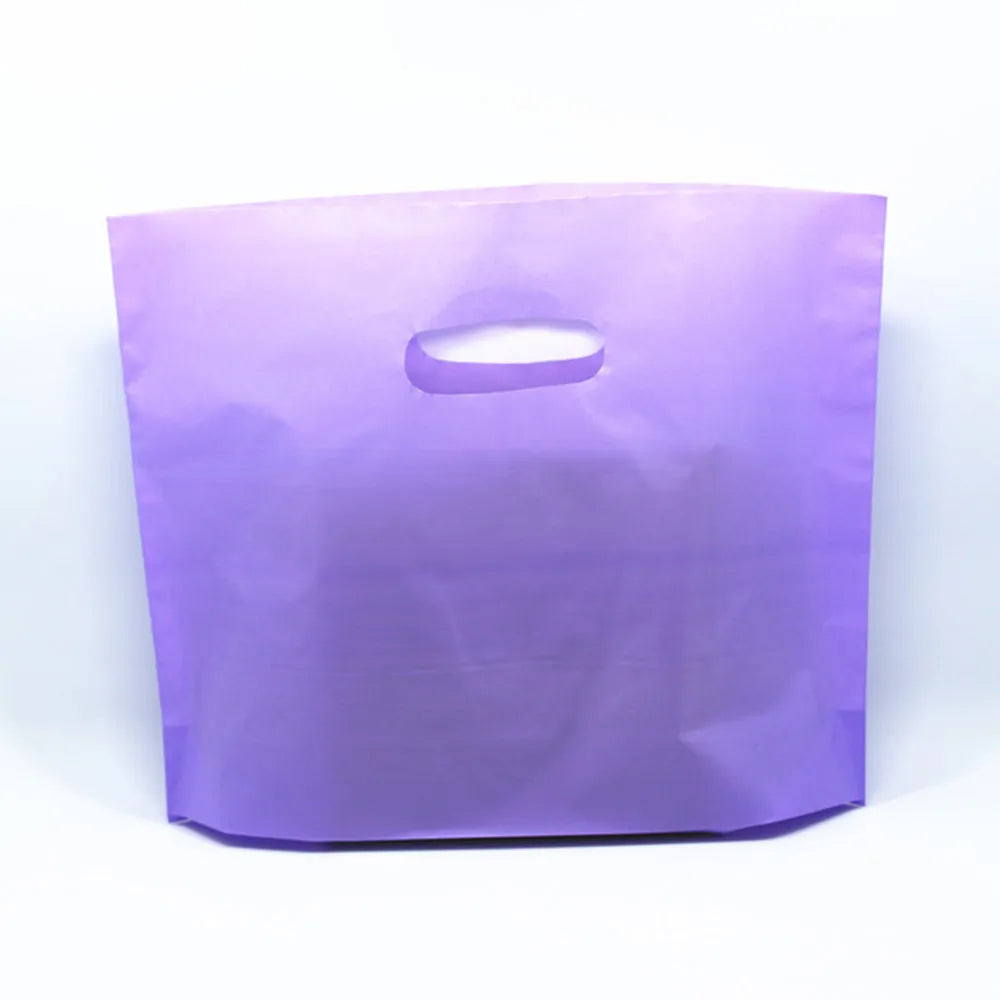 50Pcs/Lot Colorful Plastic Shopping Bag Reusable Recyclable Dustproof Clothes Underwear Cosmetics Gift Craft Sundries Pouches