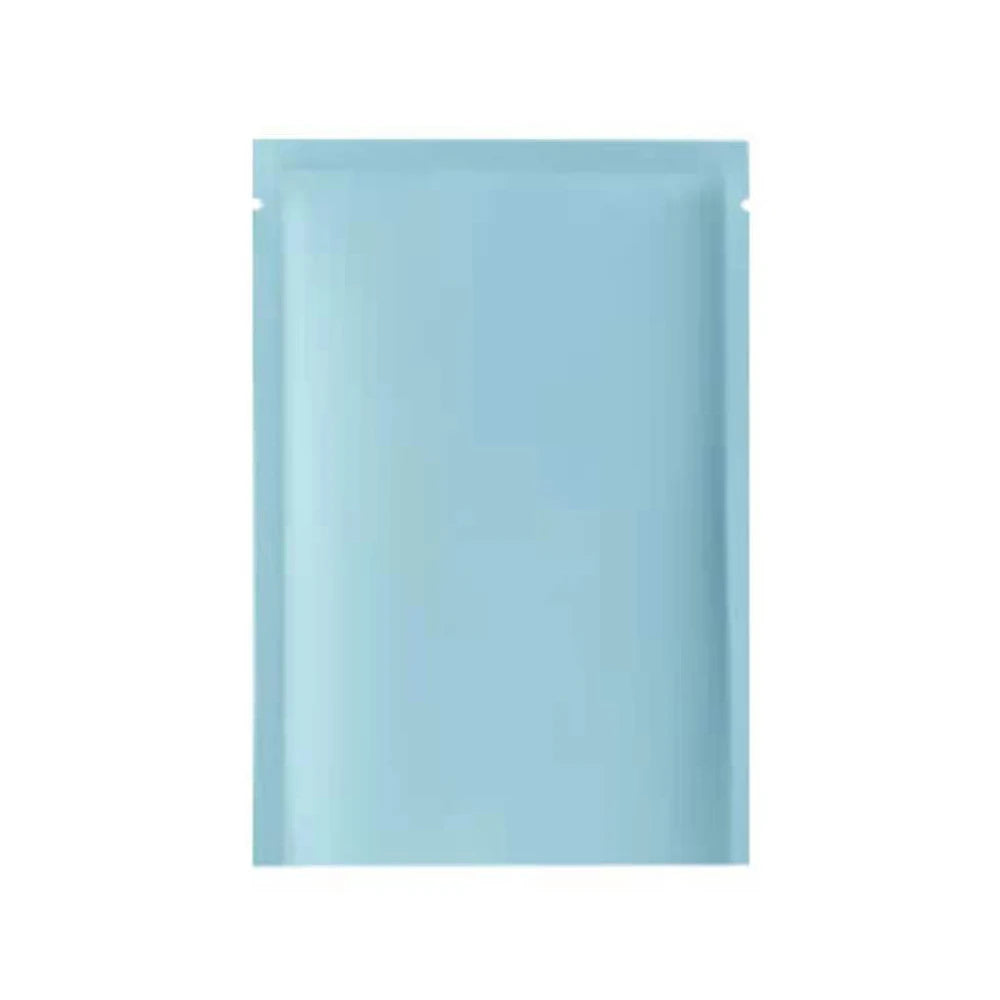 100Pcs Colorful Aluminum Foil Bag Open Top Tear Notch Food Candy Household Nut Snack Tea Recycable Storage Packaging Pouches