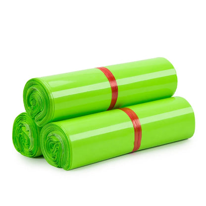 100Pcs/Lot Colorful Plastic Courier Bag Self Adhesive Invisible Waterproof Dustproof Shipping Packaging Express Mailing Pouches