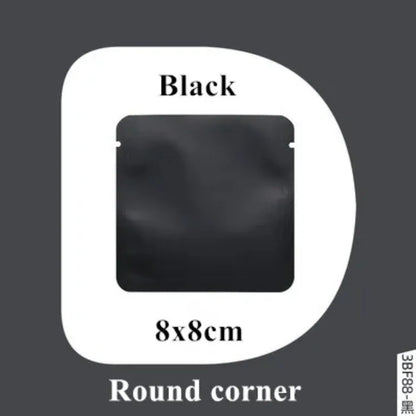 100Pcs Open Top Aluminum Foil Bags 2g-15g Tea Heat Sealing Pouches for Coffee Herbs Sugar Shampoo Powder Salt Packaging