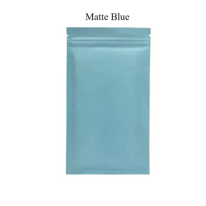 100 шт. многоразовых пакетов из толстой алюминиевой фольги с застежкой-молнией, плоские пакеты для хранения продуктов, закусок, ювелирных изделий, кофе, конфет, шоколада 