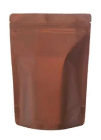 100Pcs Matte Aluminum Foil Ziplock Bags Thick Coffee Snack Tea Candy Pouches Resealable Moisture-Proof Durable Gift Packaging