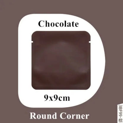 100Pcs Open Top Aluminum Foil Bags 2g-15g Tea Heat Sealing Pouches for Coffee Herbs Sugar Shampoo Powder Salt Packaging