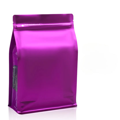 50Pcs Colorful Eight Sided Self Sealing Bag Zip Lock Thickened Tea Cat Dog Food Feed Sealed Aluminum Foil Packaging Pouches