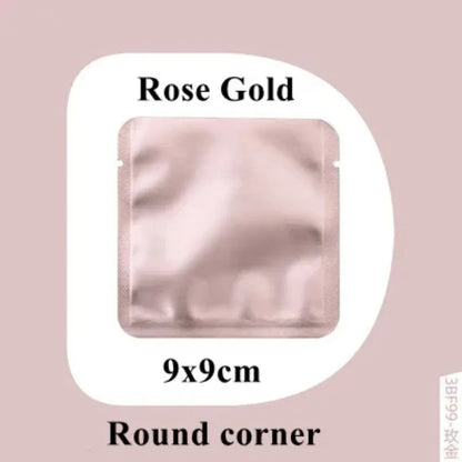 100Pcs Open Top Aluminum Foil Bags 2g-15g Tea Heat Sealing Pouches for Coffee Herbs Sugar Shampoo Powder Salt Packaging