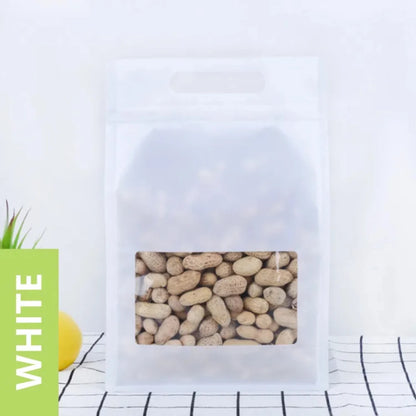 50 шт. многоразовых прозрачных пакетов с застежкой-молнией, закрывающихся на молнию, для хранения чая, закусок, специй, конфет, печенья и кофе 