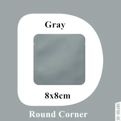 100Pcs Open Top Aluminum Foil Bags 2g-15g Tea Heat Sealing Pouches for Coffee Herbs Sugar Shampoo Powder Salt Packaging