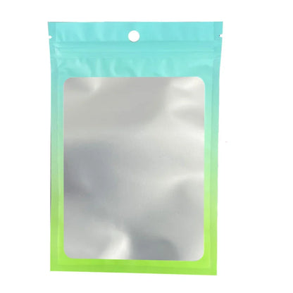 100Pcs Mini Transparent Resealable Ziplock Jewelry Packing Bags Ideal for Nail Accessories Small Business Packaging Pouches