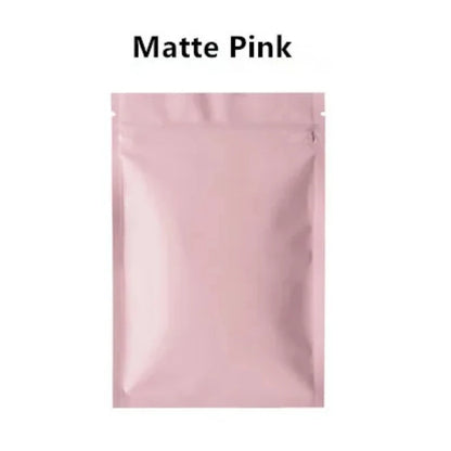 100 шт. многоразовых пакетов из толстой алюминиевой фольги с застежкой-молнией, плоские пакеты для хранения продуктов, закусок, ювелирных изделий, кофе, конфет, шоколада 