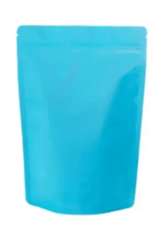 100Pcs Matte Aluminum Foil Ziplock Bags Thick Coffee Snack Tea Candy Pouches Resealable Moisture-Proof Durable Gift Packaging