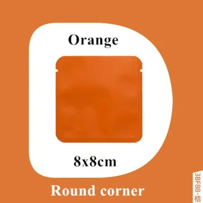 100Pcs Open Top Aluminum Foil Bags 2g-15g Tea Heat Sealing Pouches for Coffee Herbs Sugar Shampoo Powder Salt Packaging