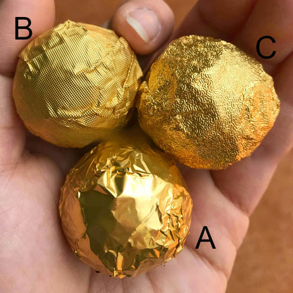 500Pcs Colored Aluminum Foil Paper Chocolate Candy Little Green Tea Glutinous Rice Egg Sesame Pill Pink Tin Paper