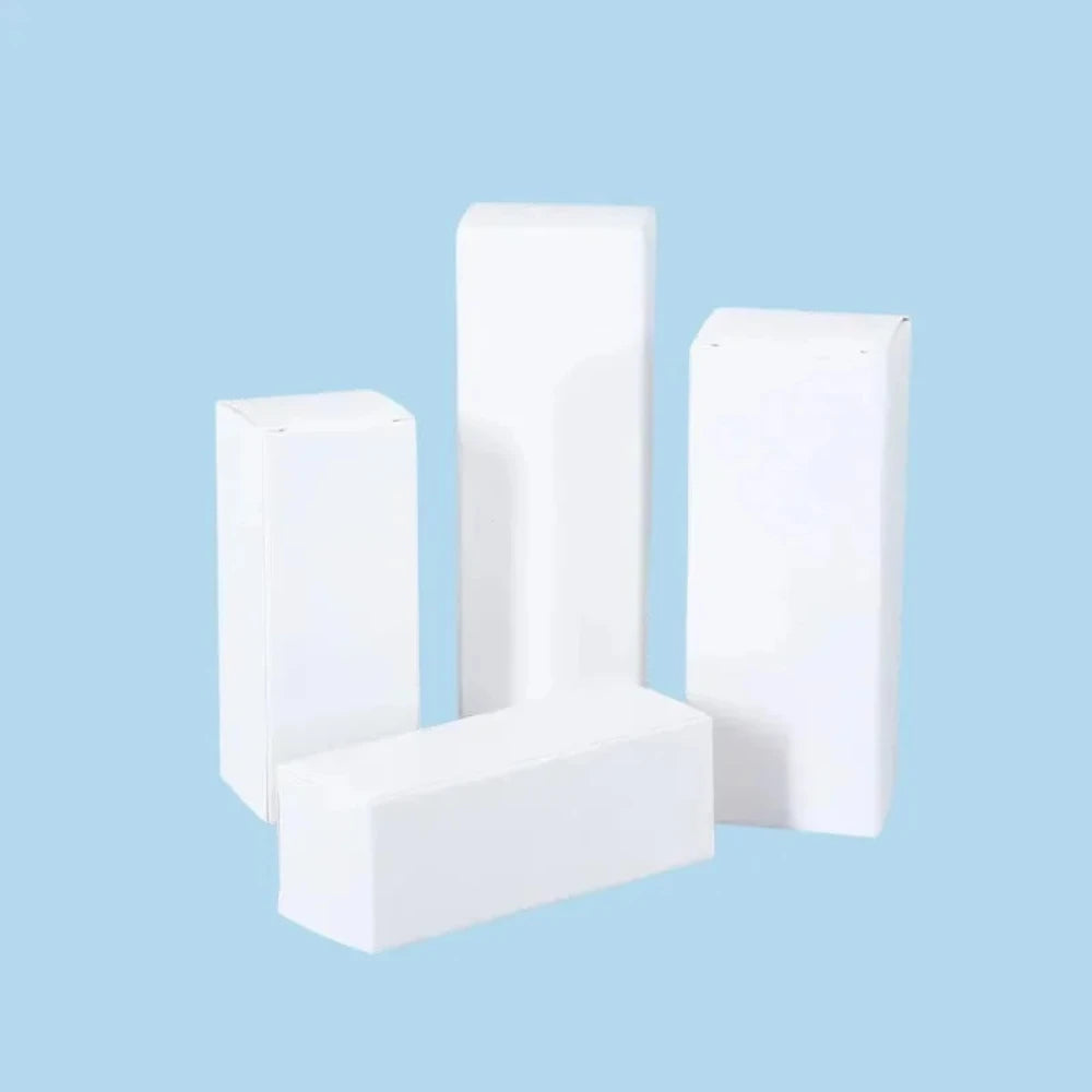 50 шт. Маленькая длинная картонная коробка-трубка, пустая бумажная коробка для упаковки помады, флаконов эфирного масла, парфюмерных банок, бизнес-коробок 