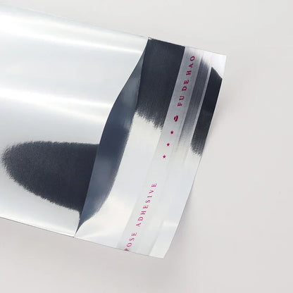 100Pcs Aluminum Foil Silver Self-adhesive Self-sealing Packaging Bags, Documents, Postcards, Small Business Batch Packaging Bag