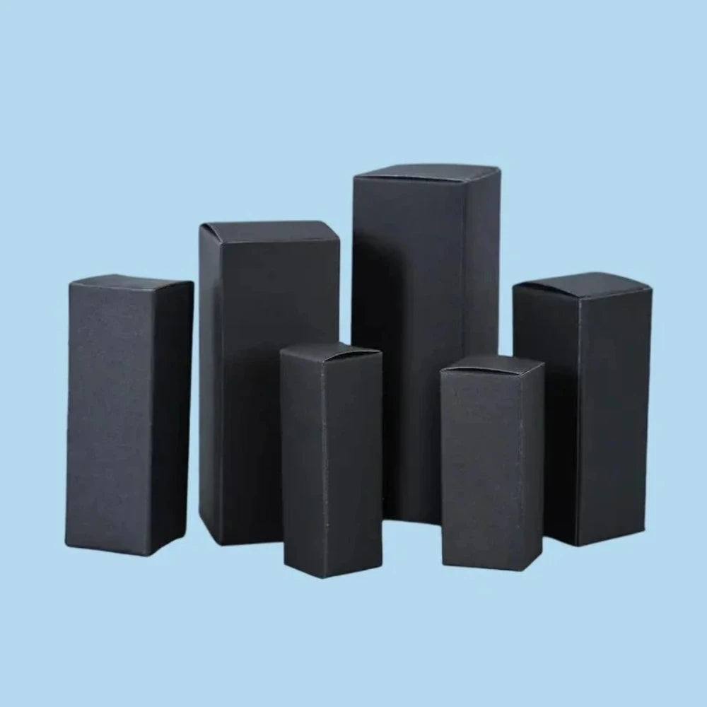 50 шт. Маленькая длинная картонная коробка-трубка, пустая бумажная коробка для упаковки помады, флаконов эфирного масла, парфюмерных банок, бизнес-коробок 