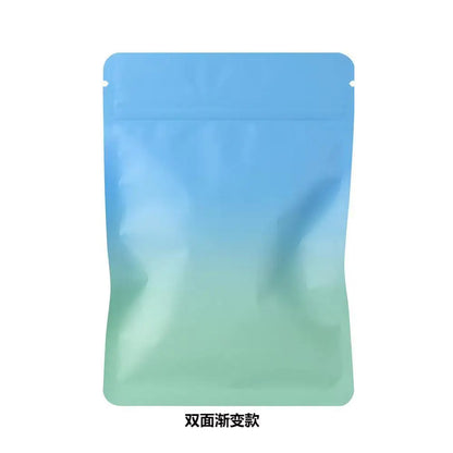 100Pcs Double Sided Frosted Mylar Bags Waterproof Flat Bottom Aluminum Foil Zip Lock Bags for Food Storage Crafting