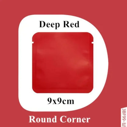 100Pcs Open Top Aluminum Foil Bags 2g-15g Tea Heat Sealing Pouches for Coffee Herbs Sugar Shampoo Powder Salt Packaging