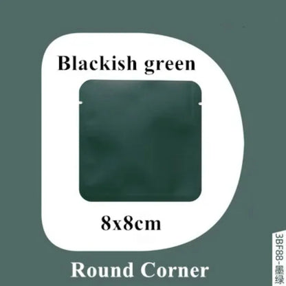 100Pcs Open Top Aluminum Foil Bags 2g-15g Tea Heat Sealing Pouches for Coffee Herbs Sugar Shampoo Powder Salt Packaging