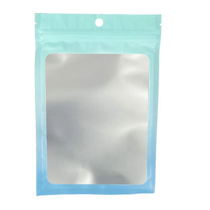 100Pcs Mini Transparent Resealable Ziplock Jewelry Packing Bags Ideal for Nail Accessories Small Business Packaging Pouches