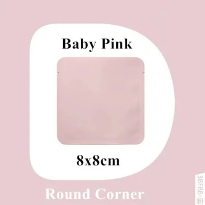 100Pcs Open Top Aluminum Foil Bags 2g-15g Tea Heat Sealing Pouches for Coffee Herbs Sugar Shampoo Powder Salt Packaging