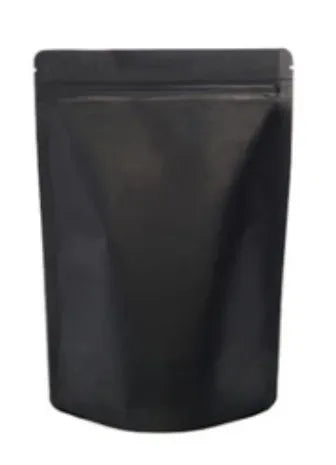 100Pcs Matte Aluminum Foil Ziplock Bags Thick Coffee Snack Tea Candy Pouches Resealable Moisture-Proof Durable Gift Packaging