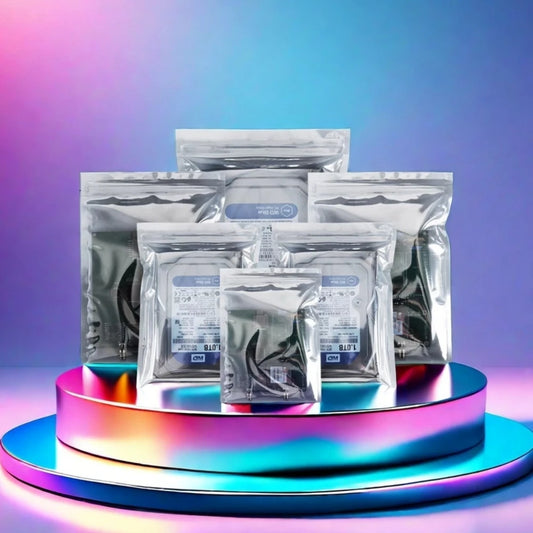 100Pcs ESD Anti-Static Shielding Zip Lock Bags Resealable Pouches for Electronics Chips Batteries Accessories Hard Disk USB