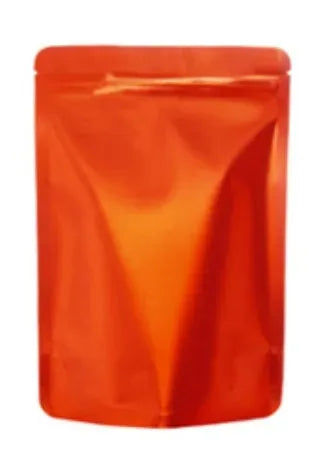 100Pcs Matte Aluminum Foil Ziplock Bags Thick Coffee Snack Tea Candy Pouches Resealable Moisture-Proof Durable Gift Packaging