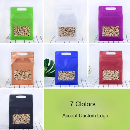 50 шт. многоразовых прозрачных пакетов с застежкой-молнией, закрывающихся на молнию, для хранения чая, закусок, специй, конфет, печенья и кофе 