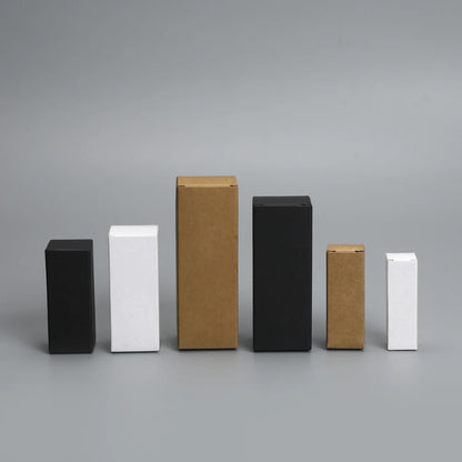 50 шт. Маленькая длинная картонная коробка-трубка, пустая бумажная коробка для упаковки помады, флаконов эфирного масла, парфюмерных банок, бизнес-коробок 