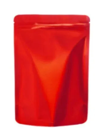 100Pcs Matte Aluminum Foil Ziplock Bags Thick Coffee Snack Tea Candy Pouches Resealable Moisture-Proof Durable Gift Packaging